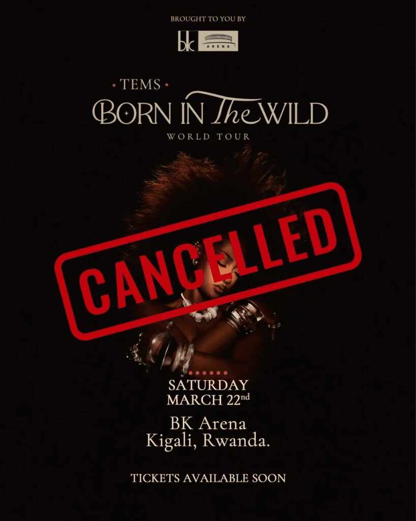 Tems Cancels Kigali Concert Over Rwanda-Congo Conflict, Issues Apology 1 image 13