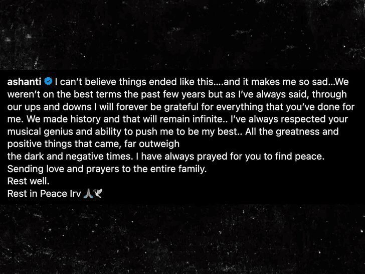 Ashanti Breaks Silence on Irv Gotti’s Death: ‘I Can’t Believe Things Ended Like This’ 1 image 13