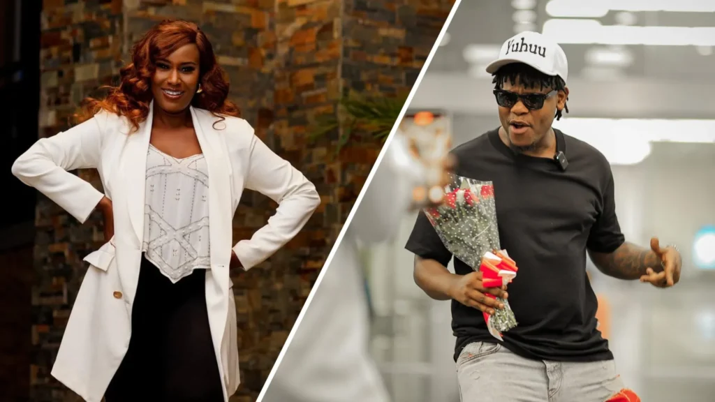 Juliana Kanyomozi and Bruce Melody