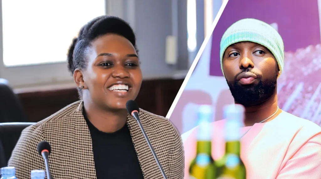 Phiona Nyamutoro and Eddy Kenzo