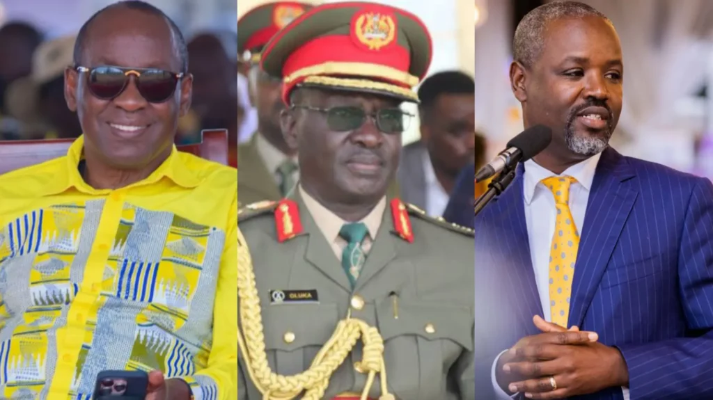 Uganda Mourns the Passing of Brigadier General Charles Oluka, Director General of ISO Mukula Brig. Oluka and Tayebwa