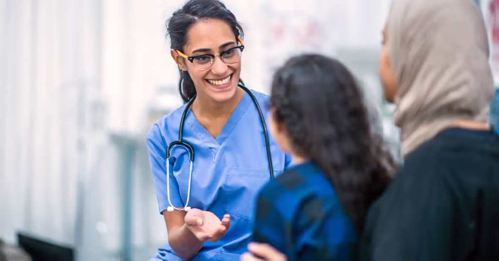 Top Health Trends of 2025: What’s Changing in Healthcare and Wellness Female Doctor Daughter Mother