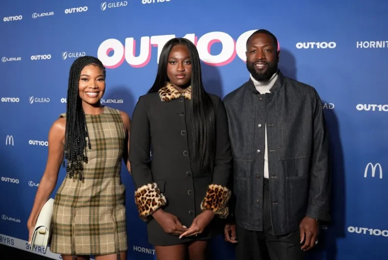 Gabrielle Union, Zaya Wade and Dwyane Wade