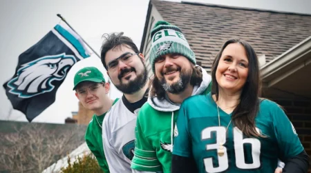 Eagles Fans Celebrate Super Bowl Win with Wild Philly Street Party Philadelphia Eagles fans