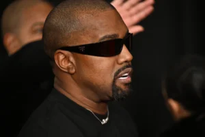 US rapper and producer Kanye West