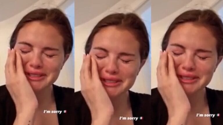 selena gomez crying video 1