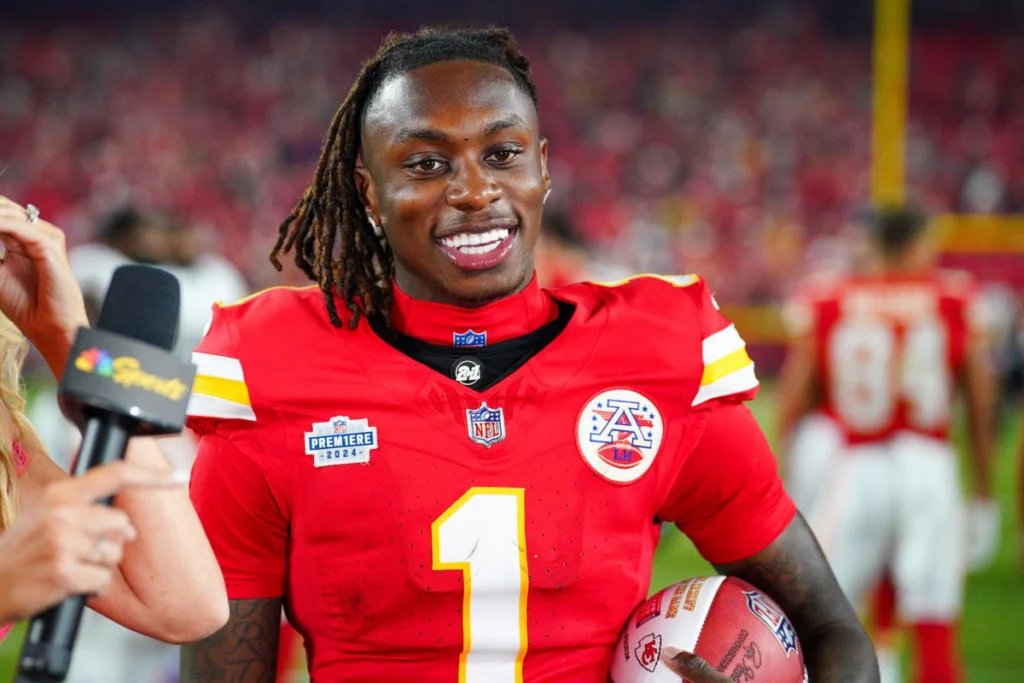 Chiefs' Xavier Worthy