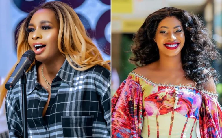Cindy Sanyu and Sheebah Karungi