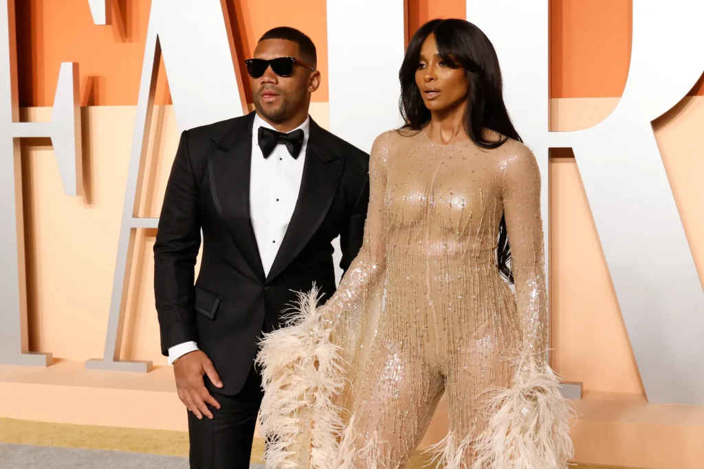 Russell Wilson and Ciara