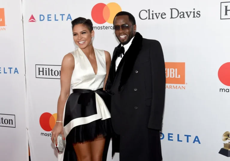 Actor Cassie Ventura (L) and recording artist-producer Sean ‘Diddy’ Combs