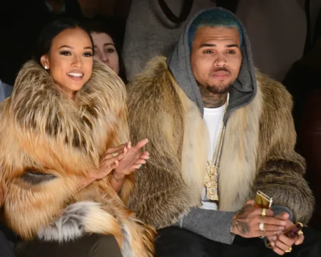 Karrueche Tran L and Chris Brown