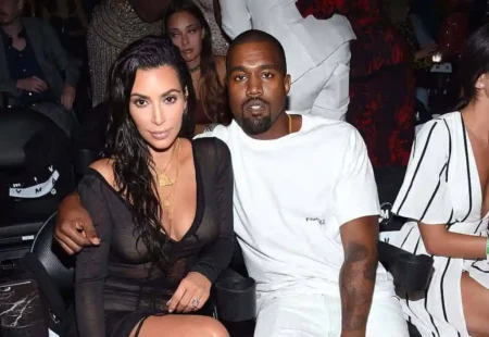 Kim Kardashian and Kanye West