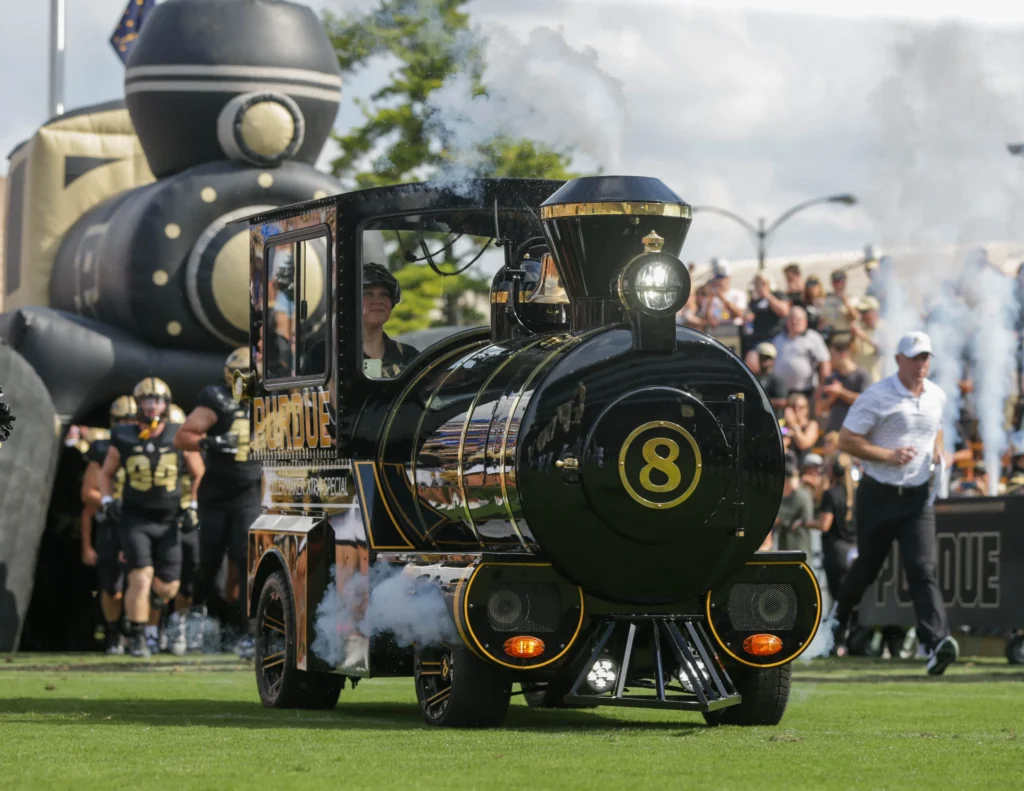 Purdue Boilermakers train crash