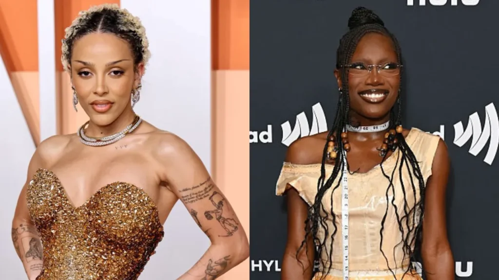 doja cat shows love to doechii