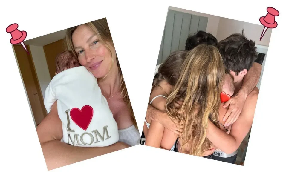 Gisele Bundchen gives rare first glimpse of her newborn baby
