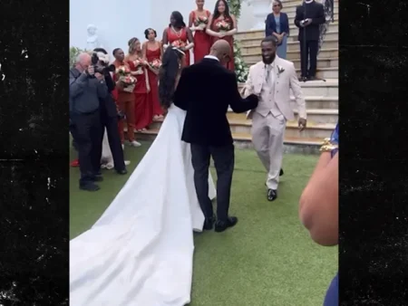 Ja Rule Walks Daughter Britney Atkins Down The Isle