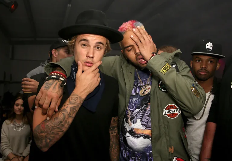 Justin Bieber and Chris Brown