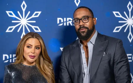 Larsa Pippen (L) and Marcus Jordan