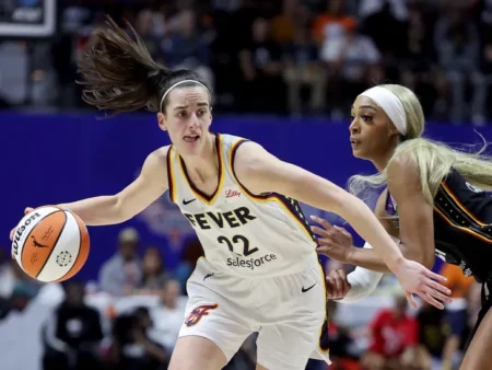 candace parker discusses caitlin clarks tough treatment in wnba and praises her career milestones