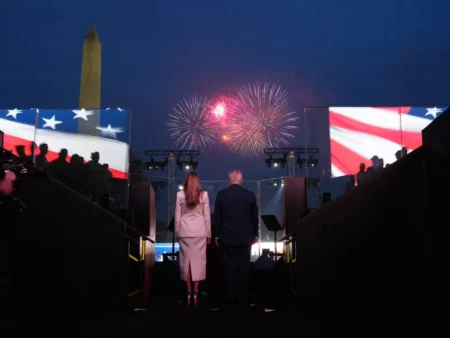 Epic Fireworks Close Army’s 250th Parade