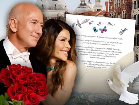 Jeff Bezos and Lauren Sanchez wedding