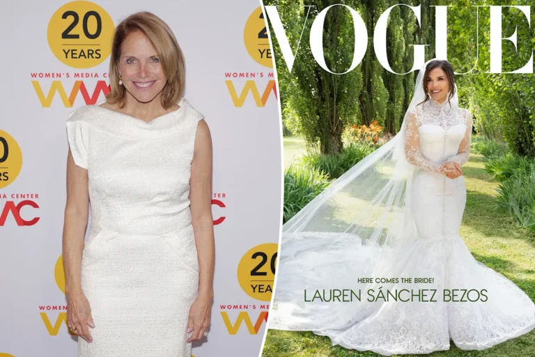 Katie Couric slams Lauren Sanchez's wedding style