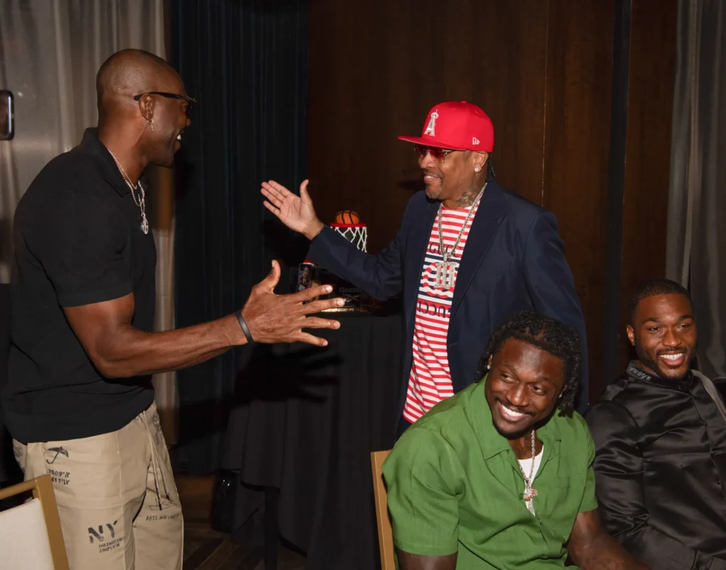 Allen Iverson Celebrates 50th Birthday with Star-Studded Sneaker Ball in Philly 1 PAW -155373