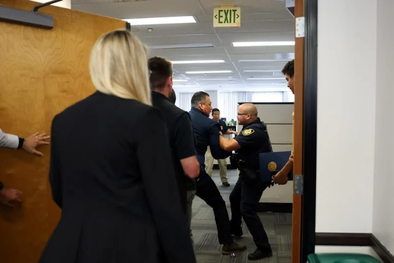 Sen Alex Padilla Handcuffed After Interrupting Kristi Noem Presser