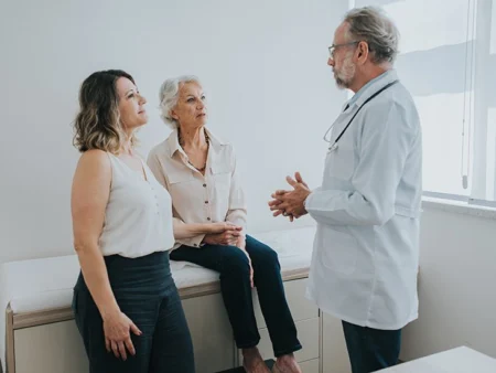 10 Healthcare Services Medicare Doesn’t Cover doctor-appointment-elderly-senior-mother-with-adult-daughter