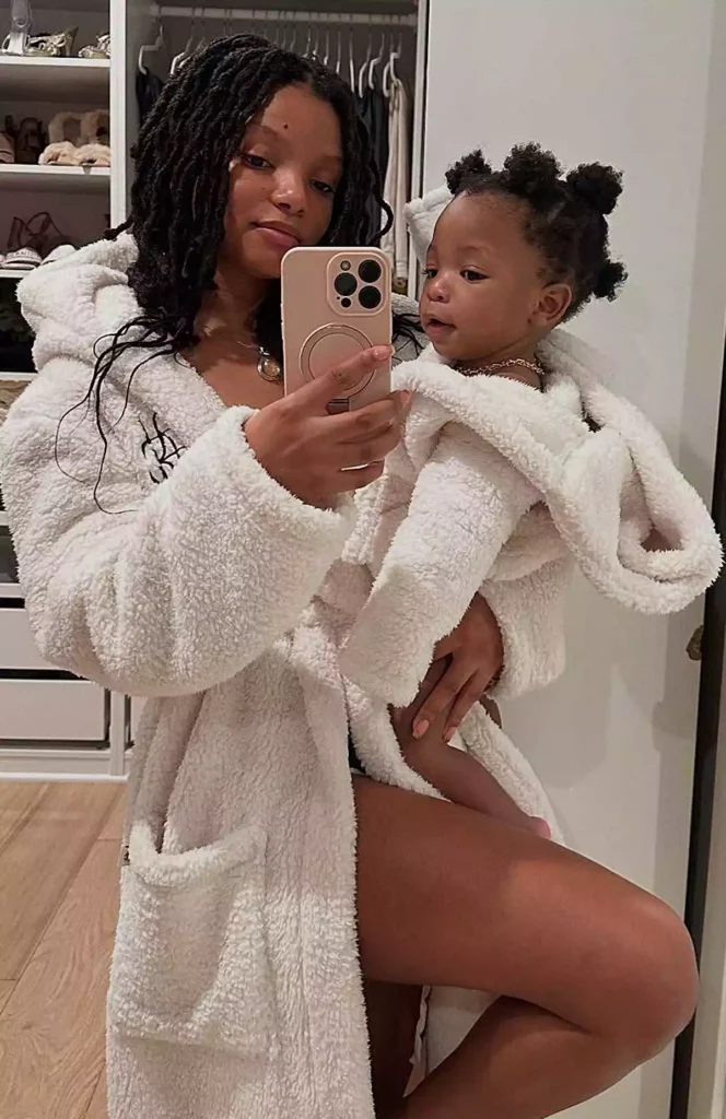 halle bailey halo robe