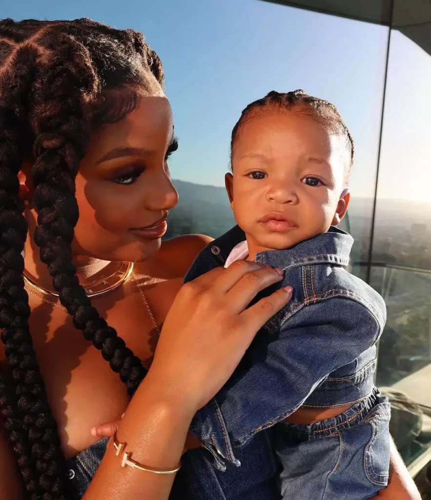 Court Denies DDG’s Request to Block Halle Bailey From Taking Son Halo to Italy 4 halle bailey son halo instagram denim