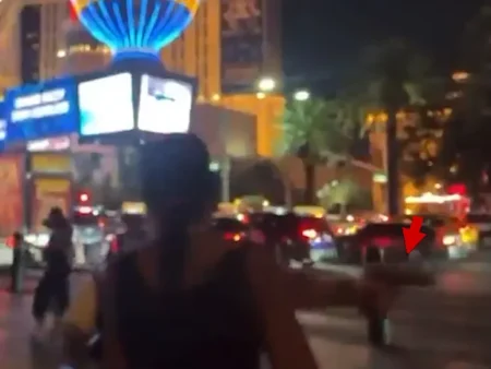 vegas strip shooting