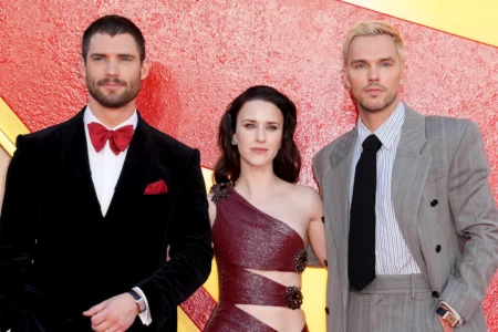 David-Corenswet-Rachel-Brosnahan-Nicholas-Hoult-SUPERMAN-London-Premiere-Red-Carpet-Fashion-Tom-Lorenzo-Site