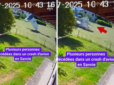 Horrific Plane Crash in French Alps Caught on Video—3 Dead