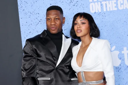 Jonathan Majors and Meagan Good