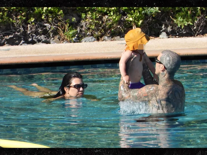 Kourtney Kardashian & Travis Barker’s Baby Rocky Steals the Show on Italian Getaway 🌊 1 Kourtney Kardashian and Travis Barker