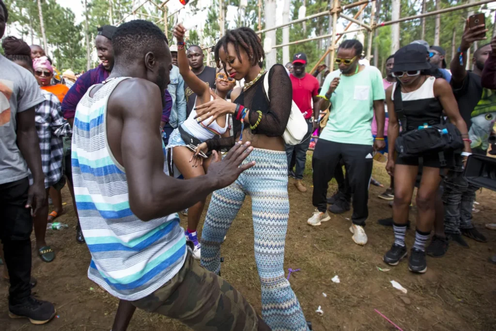 Nyege Nyege Festival 2025 Set to Blaze at Kalagala Falls! Tropical Stage in the Dance scaled