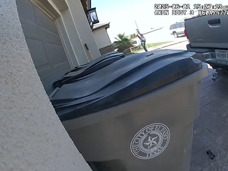Wild Texas Shootout Caught on Camera: Gunman Killed, Officer Wounded in El Paso Standoff 2 Wild Texas Shootout 2