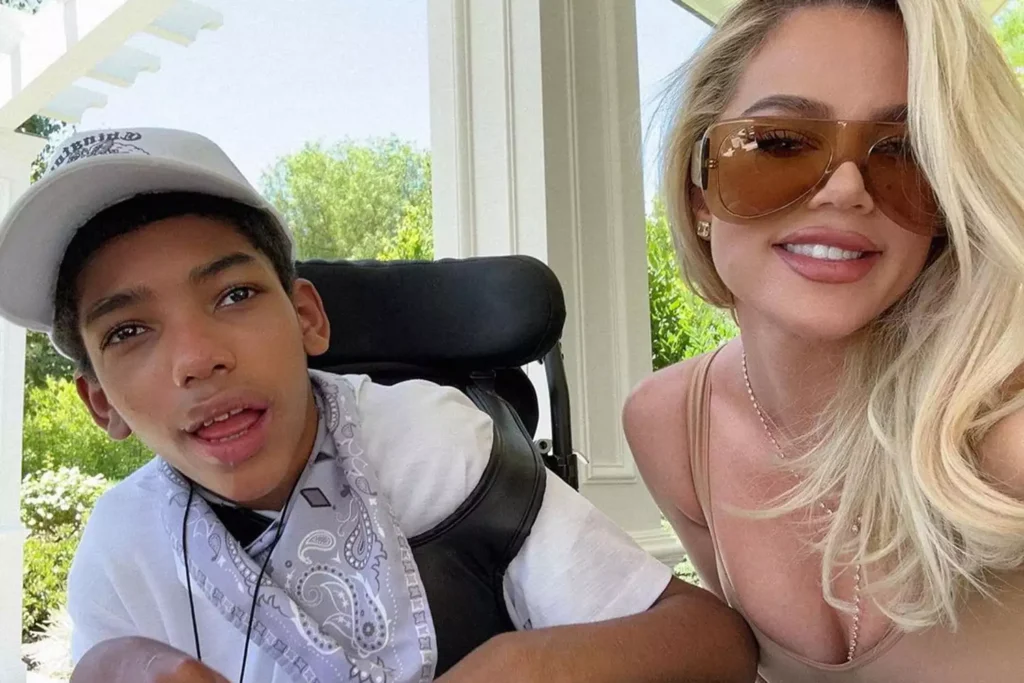 Amari Thompson and Khloé Kardashian