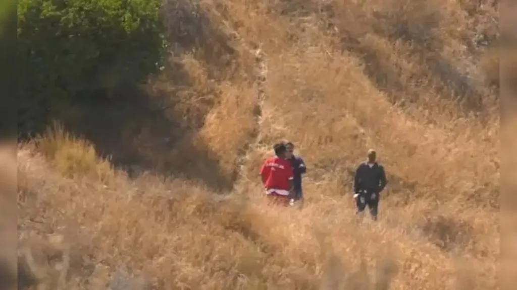 Jake Haro Helps Cops Search Mountains for Missing Baby Emmanuel Baby Emmanuel Father Seen With Law Enforcement in Remote Field