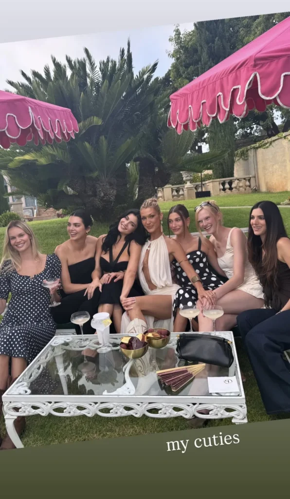 Hailey, Kylie & Bella Turn Heads on Star-Studded West Hollywood Night 2 Bella Hadid, Kylie Jenner, Hailey Bieber, and Kendall Jenner were all smiles at the Ôrebella bash
