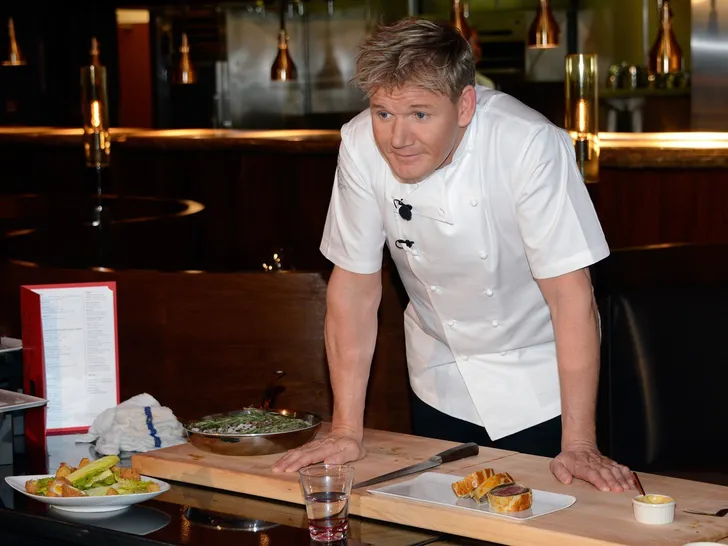Gordon Ramsay Reveals Skin Cancer Surgery — Shares Scar Photo 2 Gordon Ramsay Hard At Work
