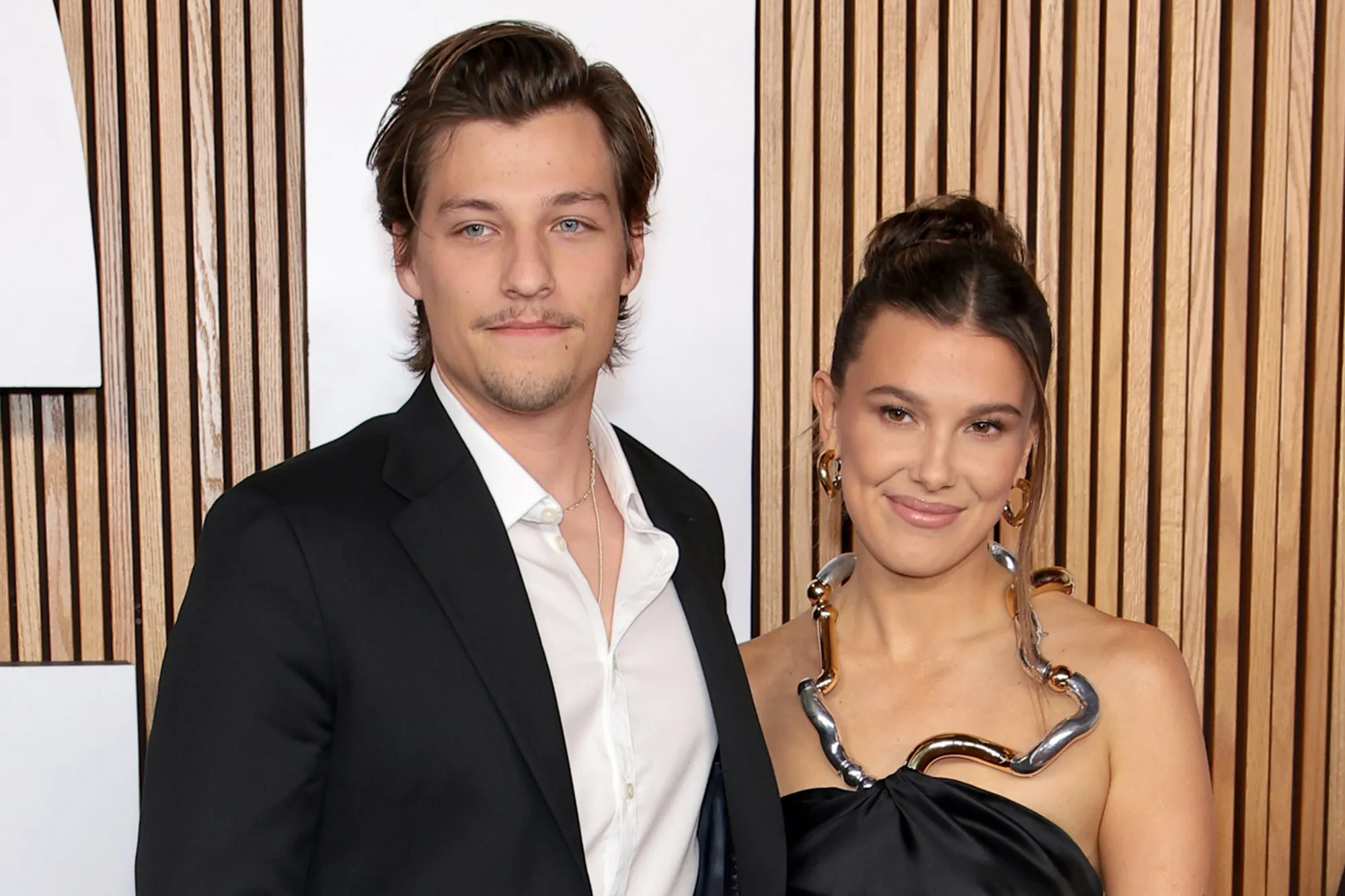 Jake Bongiovi and Millie Bobby Brown