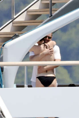 Katy Perry Stuns in Black Bikini