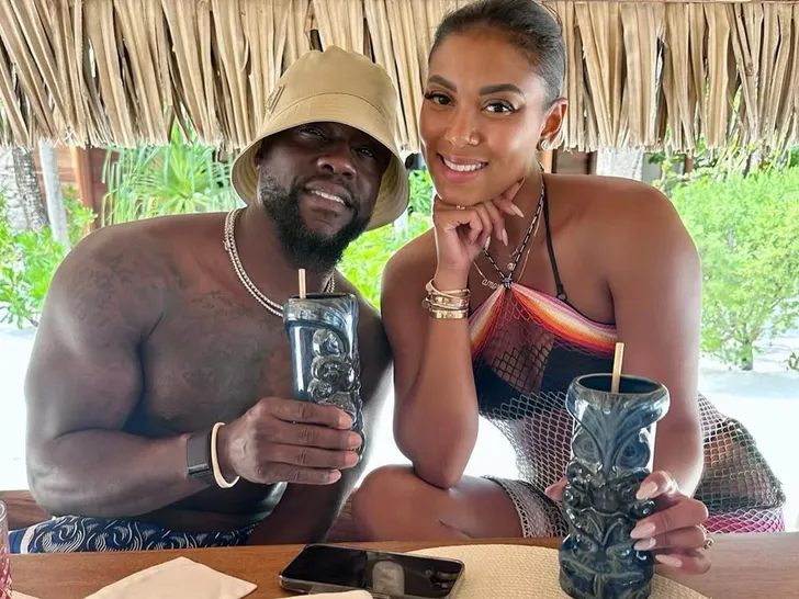 Celeb Couples Turn Up the Heat With Summer PDA & Yacht Vibes 1 Kevin Hart Eniko Hart