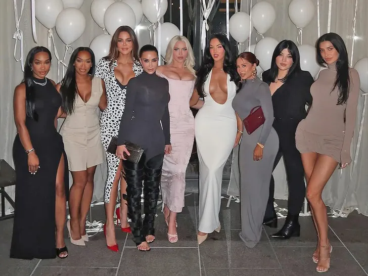 Khloé Kardashian Turns Heads in Daring Dress at BFF’s Party