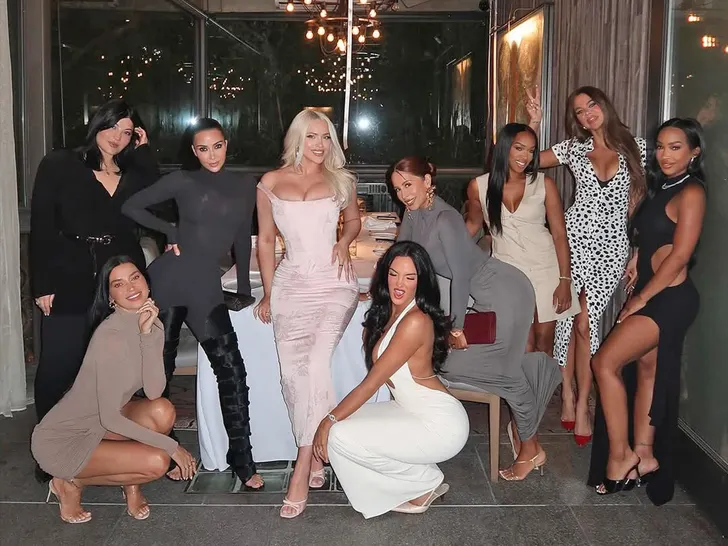 Khloé Kardashian Turns Heads in Daring Dress at BFF’s Party
