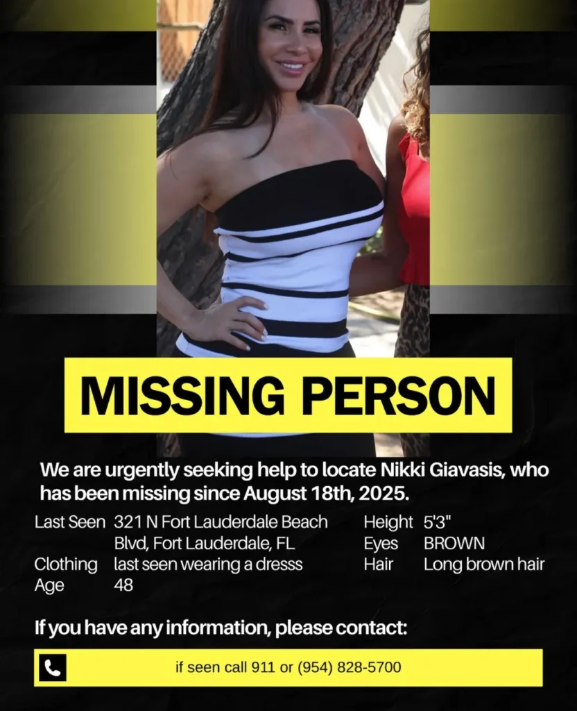 Mother of Nash Griers wife Taylor Giavasis, Nikki Giavasis, is reported missing