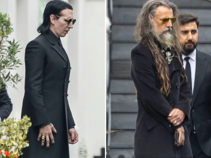 Ozzy Osbourne funeral celebrities arrive