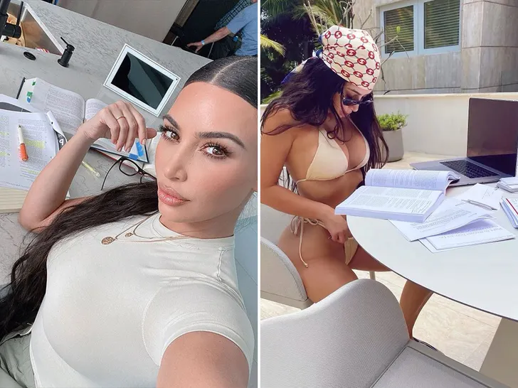 Kim Kardashian Takes California Bar Exam, Awaits Results 2 Study Grind Dont Stop